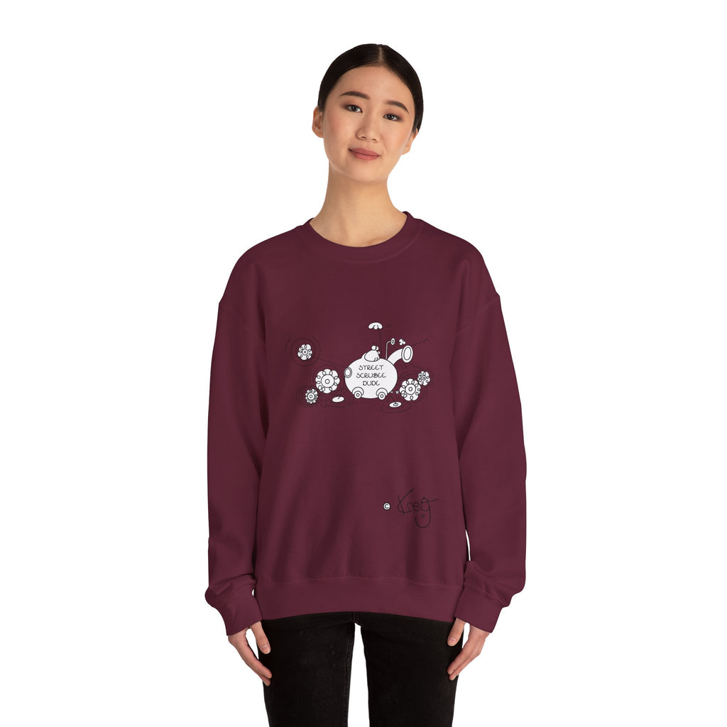 STREET SCRUBEE DUDE,Unisex Heavy Blend™ Crewneck Sweatshirt