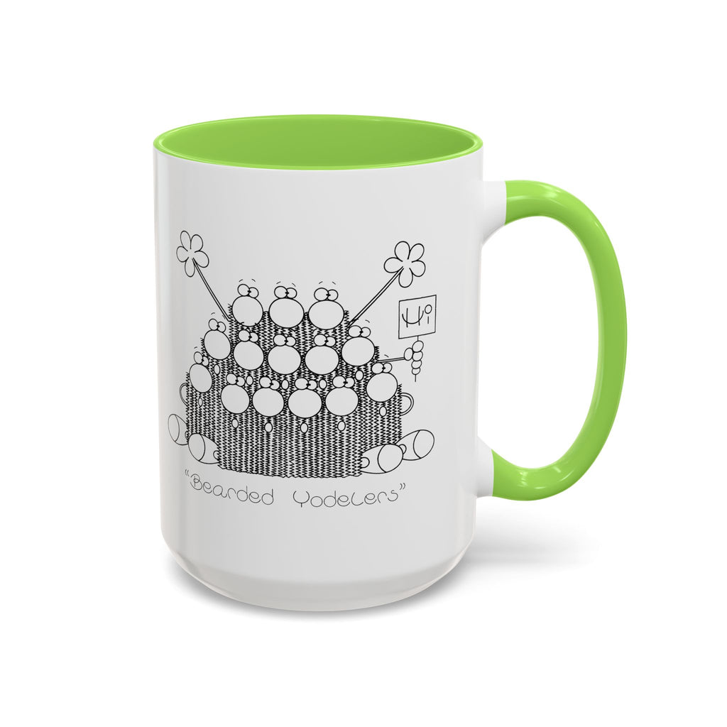 BEARDED YODELERS Colorful Mugs, 11oz 15oz