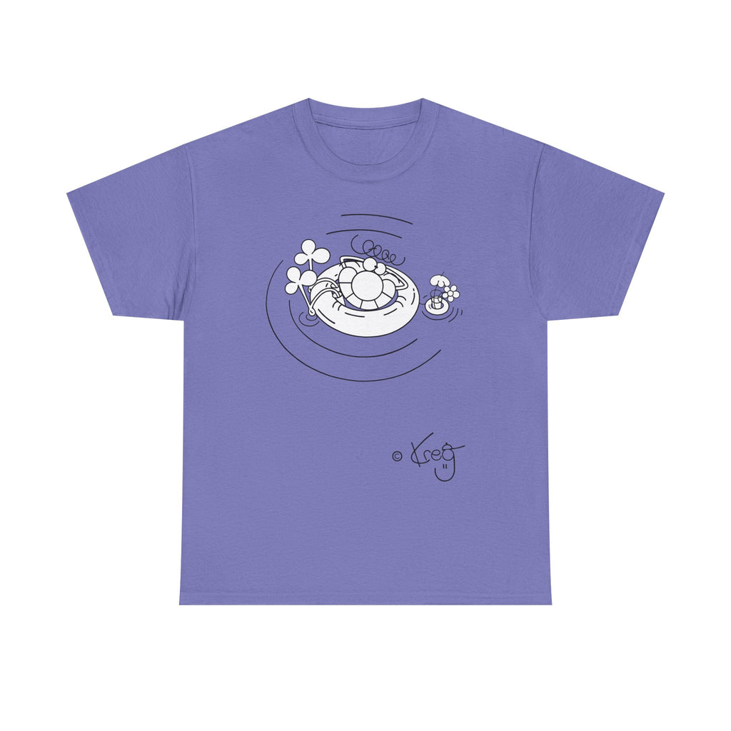 INNER TUBE DUDE,Unisex Heavy Cotton Tee