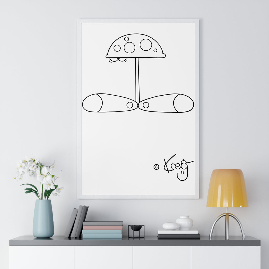 THING,Vertical Framed Poster