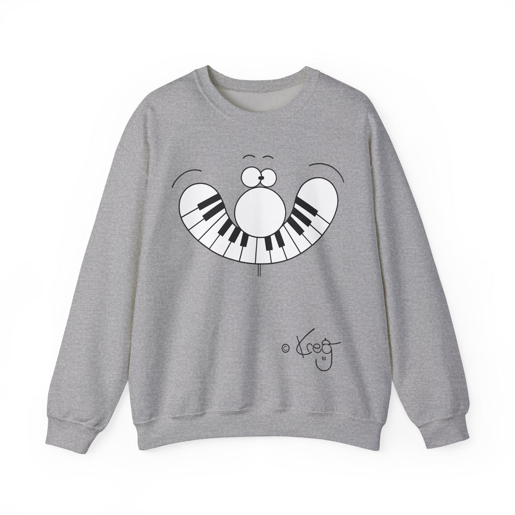 SMILE PIANO,Unisex Heavy Blend™ Crewneck Sweatshirt