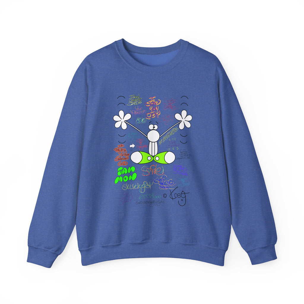 JOY GRAFFITI,Unisex Heavy Blend™ Crewneck Sweatshirt