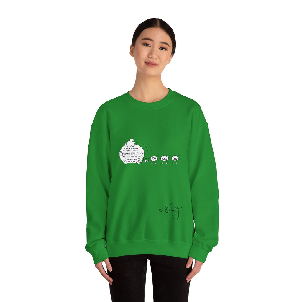 WALTER'S WATERMELON DELIVERY,Unisex Heavy Blend™ Crewneck Sweatshirt
