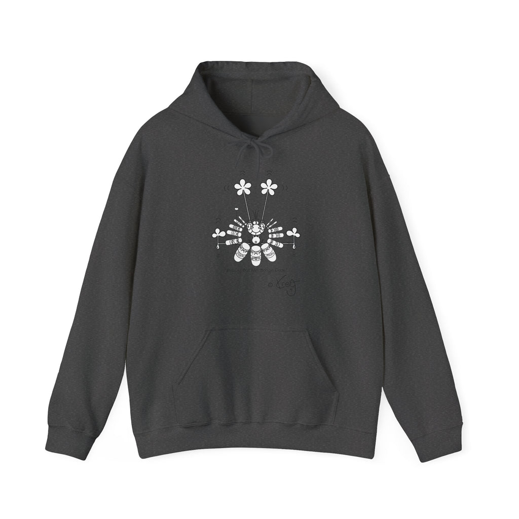 BELLY BUTTON BONGO DUDE,Unisex Heavy Blend™ Hooded Sweatshirt