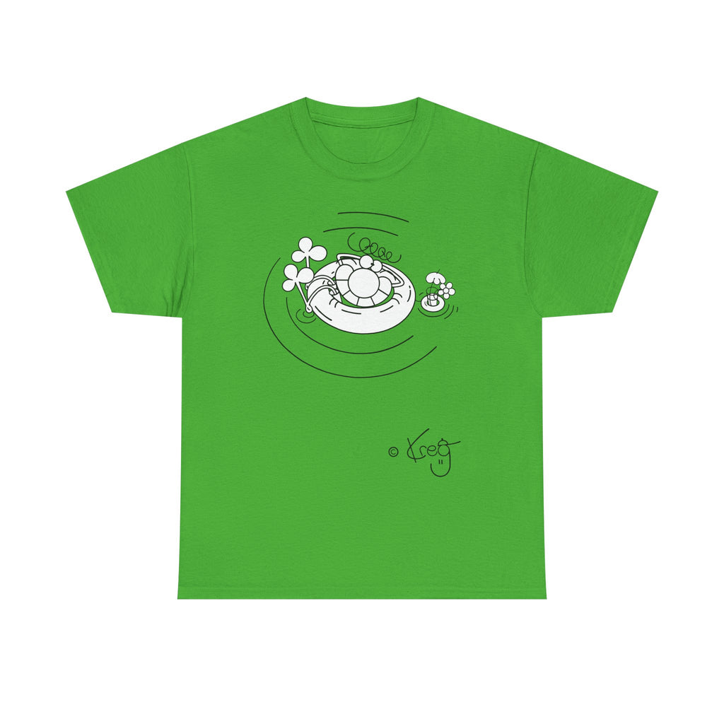 INNER TUBE DUDE,Unisex Heavy Cotton Tee