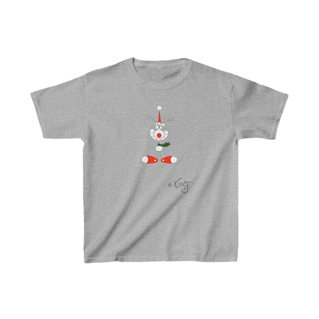 SMILE REINDEER,Kids Heavy Cotton™ Tee