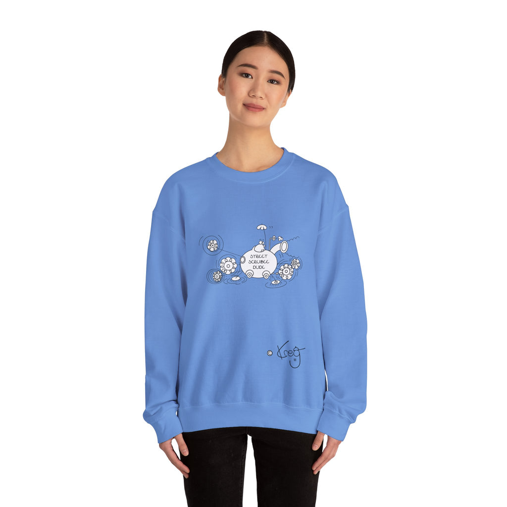 STREET SCRUBEE DUDE,Unisex Heavy Blend™ Crewneck Sweatshirt