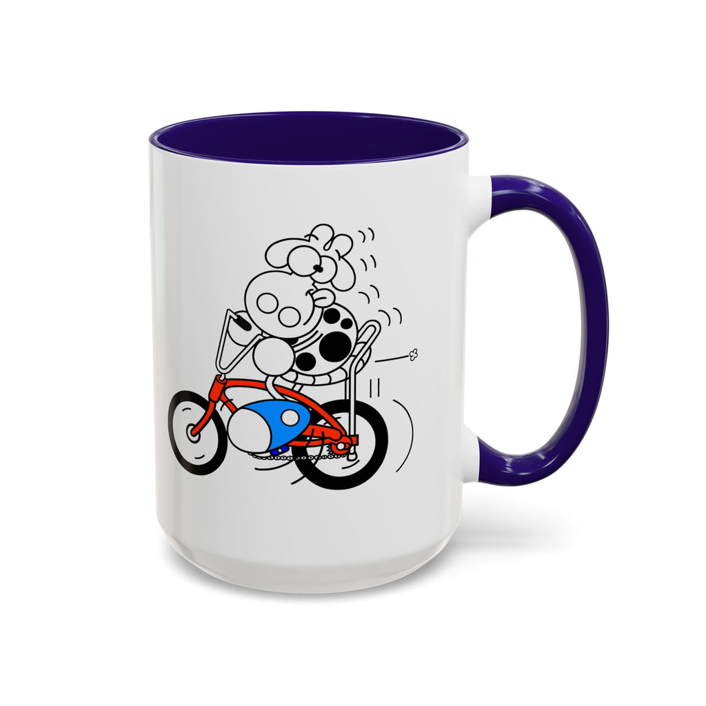 BANANA SEAT COW Colorful Mugs, 11oz 15oz