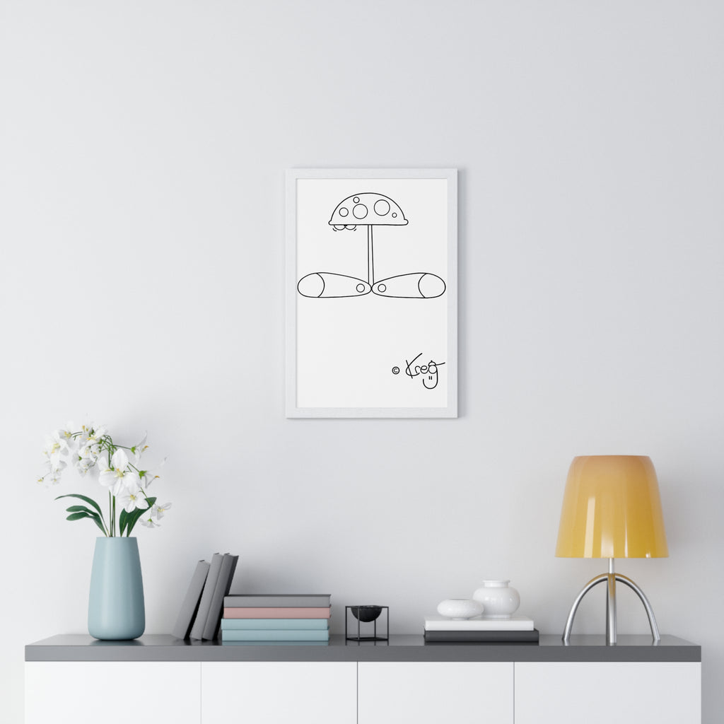 THING,Vertical Framed Poster