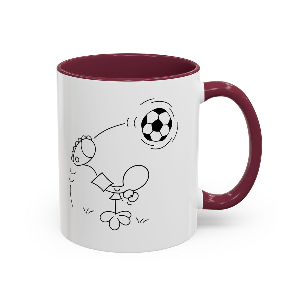 SOCCER DUDE Colorful Mugs, 11oz 15oz