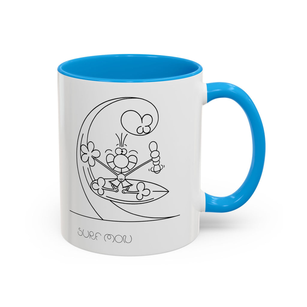 SHAKA SURFER Colorful Mugs, 11oz 15oz