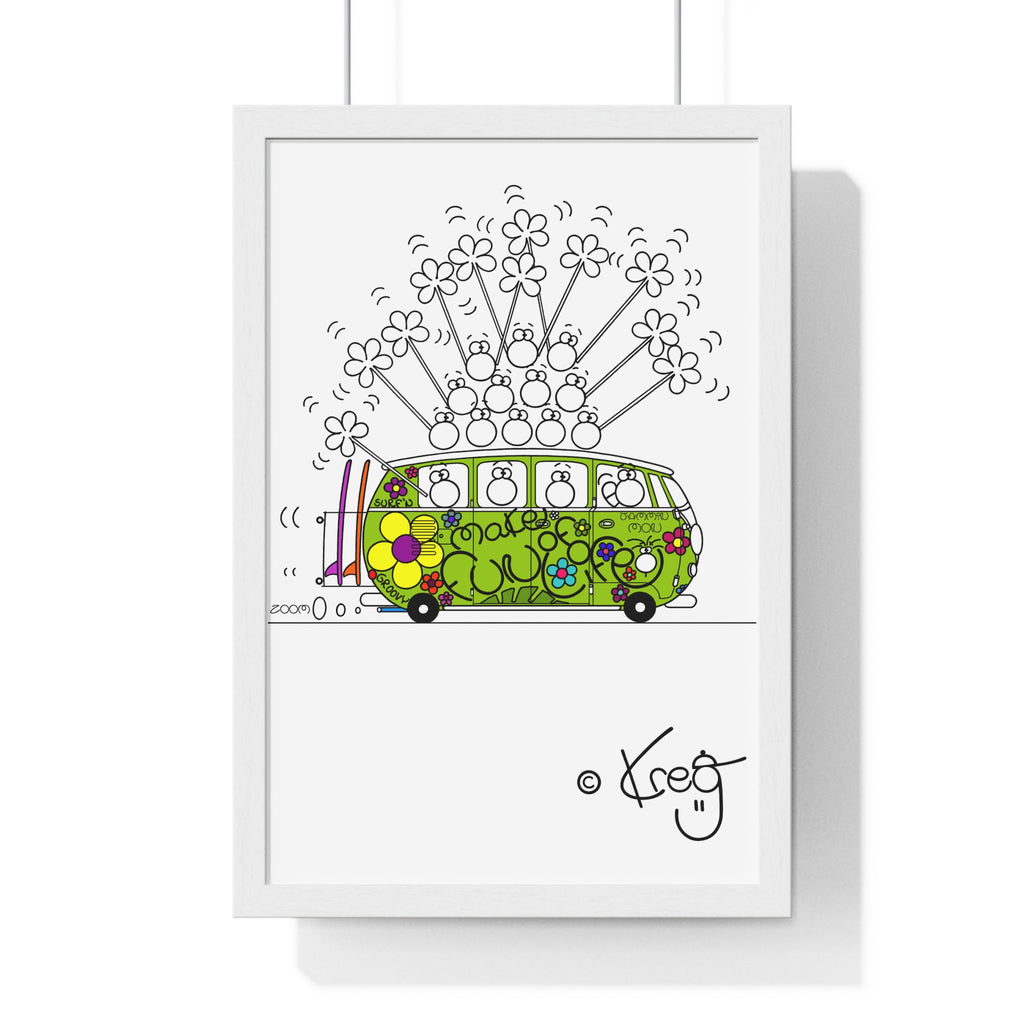 MAKE FUN OF LIFE,Premium Framed Vertical Poster