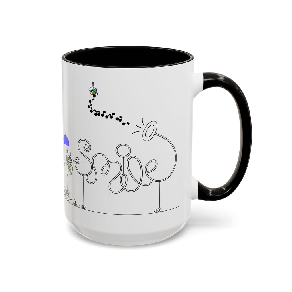 SMILE DUDE INSTRUMENT ON WHEELS,Colorful Mugs (11oz, 15oz)