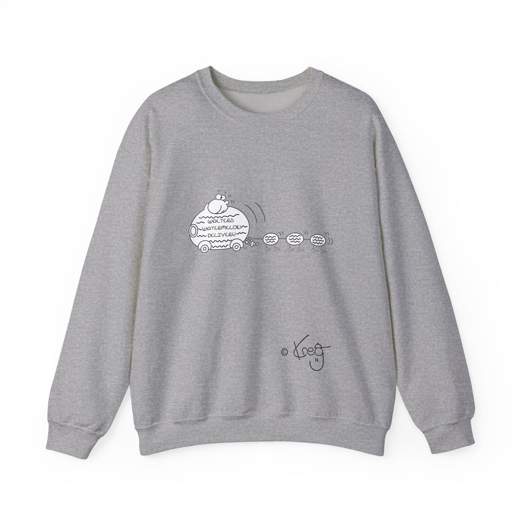 WALTER'S WATERMELON DELIVERY,Unisex Heavy Blend™ Crewneck Sweatshirt