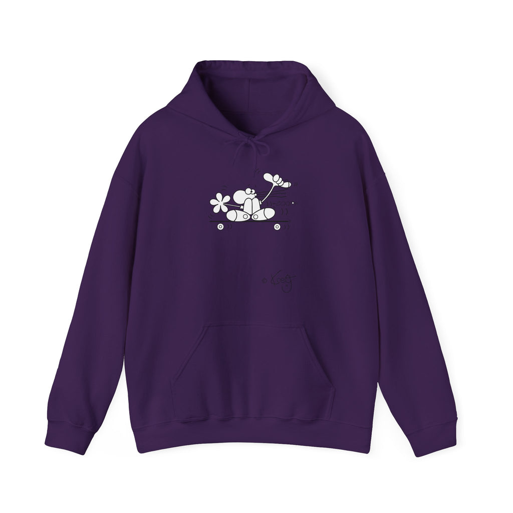 SKATEBOARDER DUDE,Unisex Heavy Blend™ Hooded Sweatshirt
