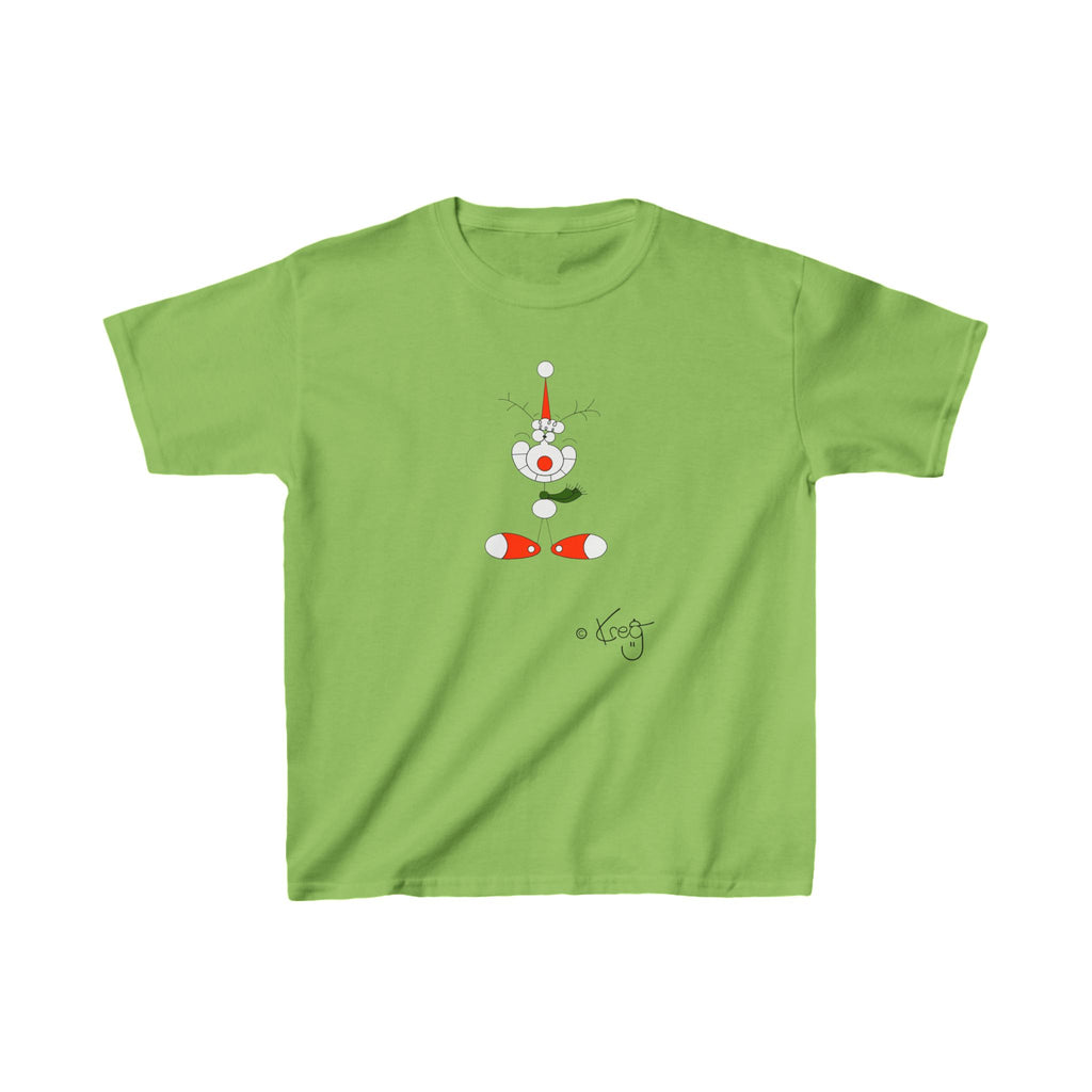 SMILE REINDEER,Kids Heavy Cotton™ Tee