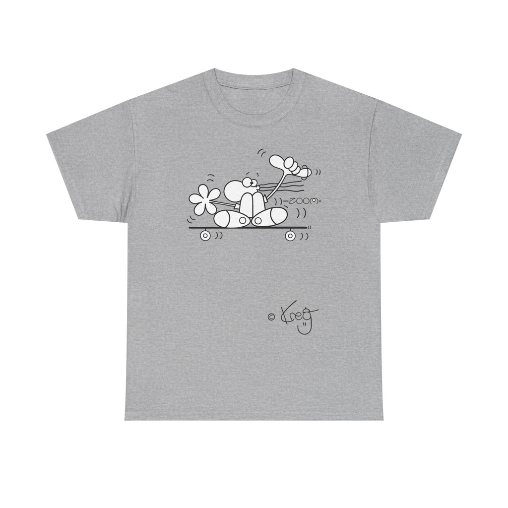 SKATEBOARDER DUDE,Unisex Heavy Cotton Tee