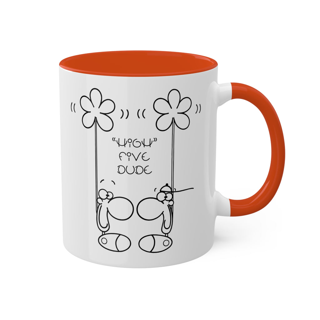 HIGH FIVE Colorful Mugs, 11oz