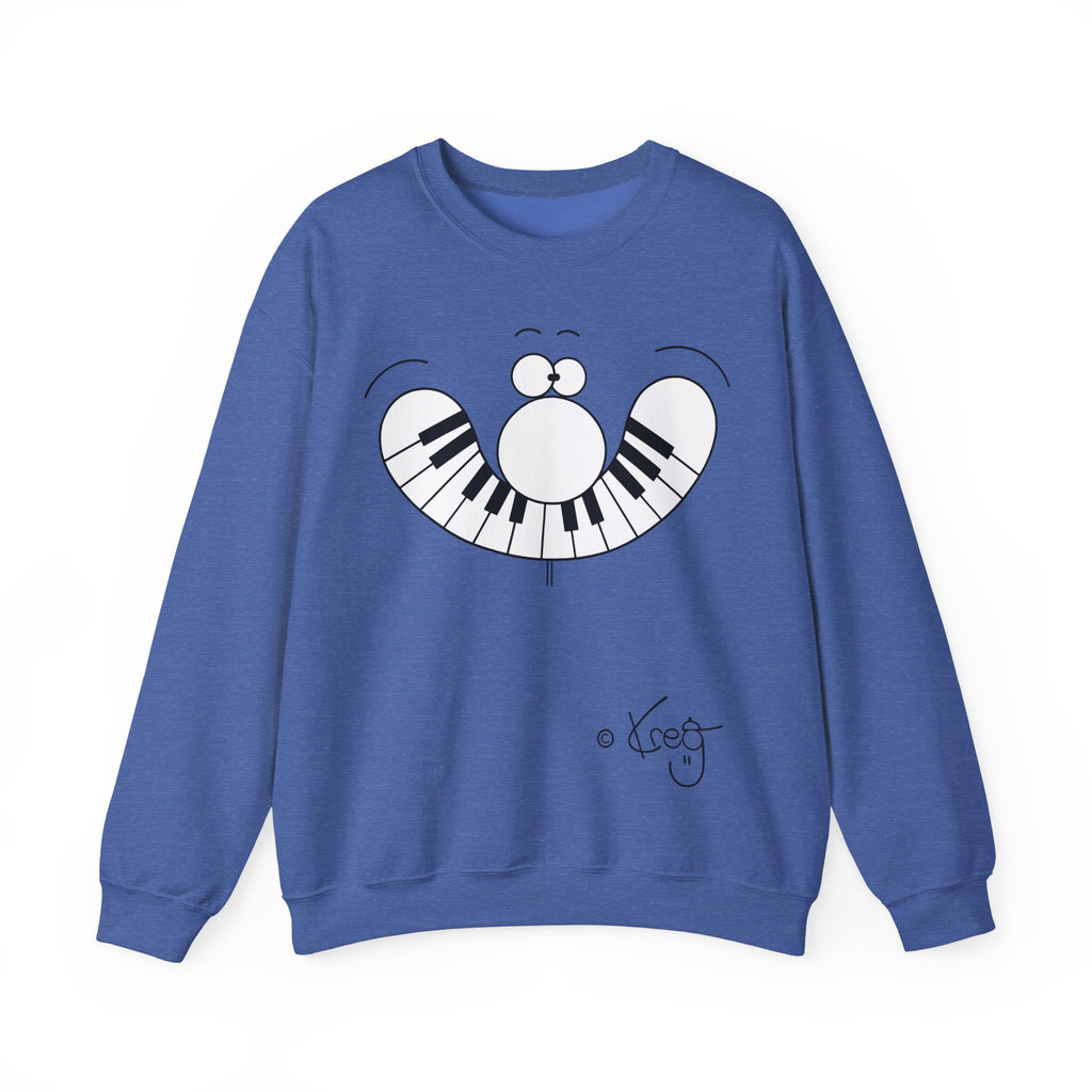 SMILE PIANO,Unisex Heavy Blend™ Crewneck Sweatshirt