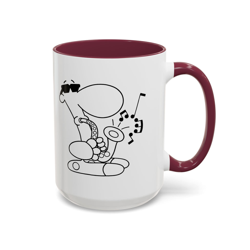 SAX DUDE Colorful Mugs, 11oz 15oz