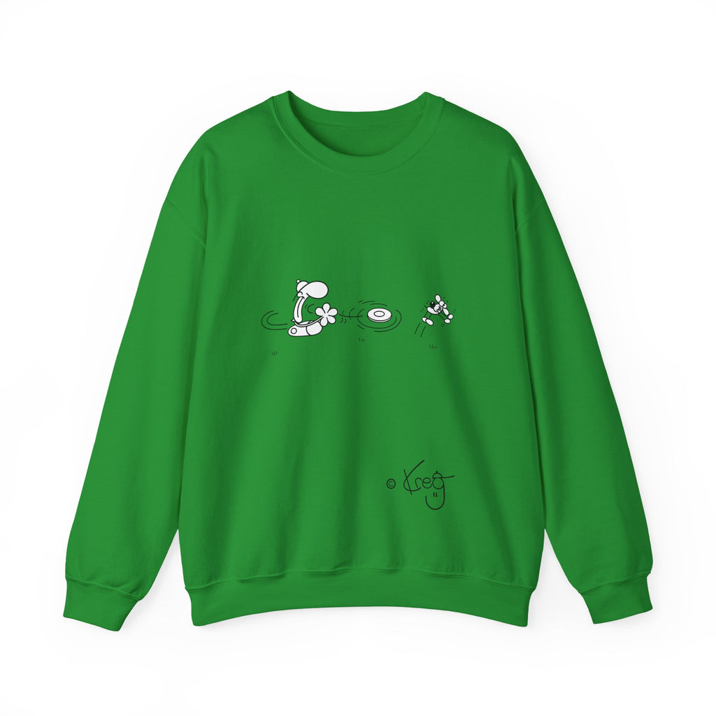 FREDDY FRISBEE DOG,Unisex Heavy Blend™ Crewneck Sweatshirt