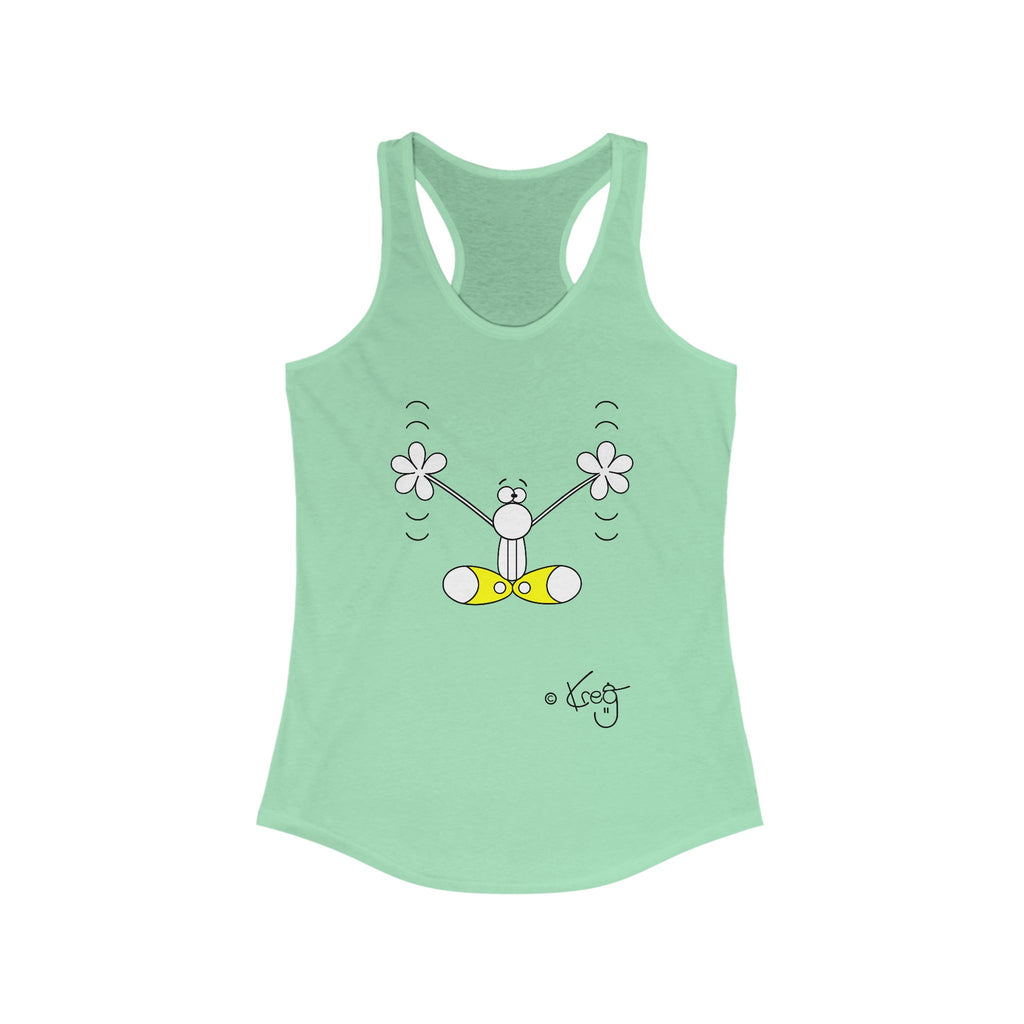 SILLY JOY ACTIVIST,Women's Ideal Racerback Tank