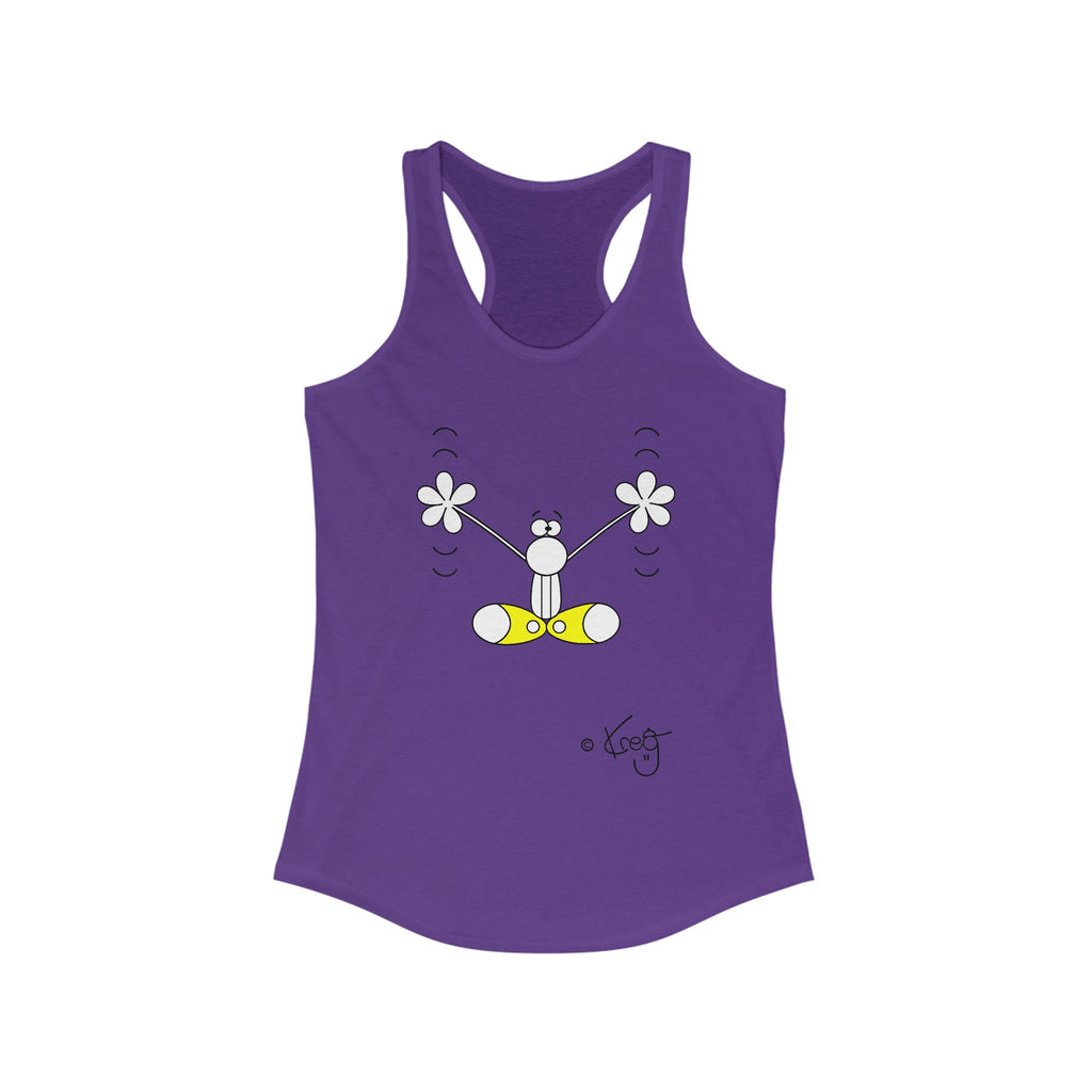 SILLY JOY ACTIVIST,Women's Ideal Racerback Tank