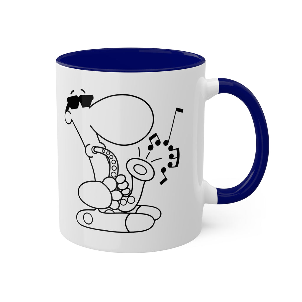 SAX DUDE Colorful Mugs, 11oz