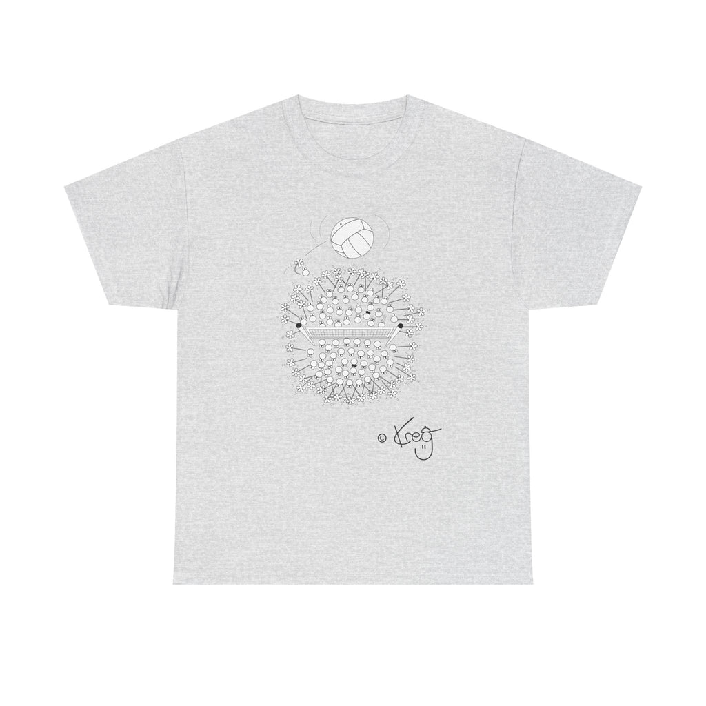VOLLEYBALL FUN,Unisex Heavy Cotton Tee