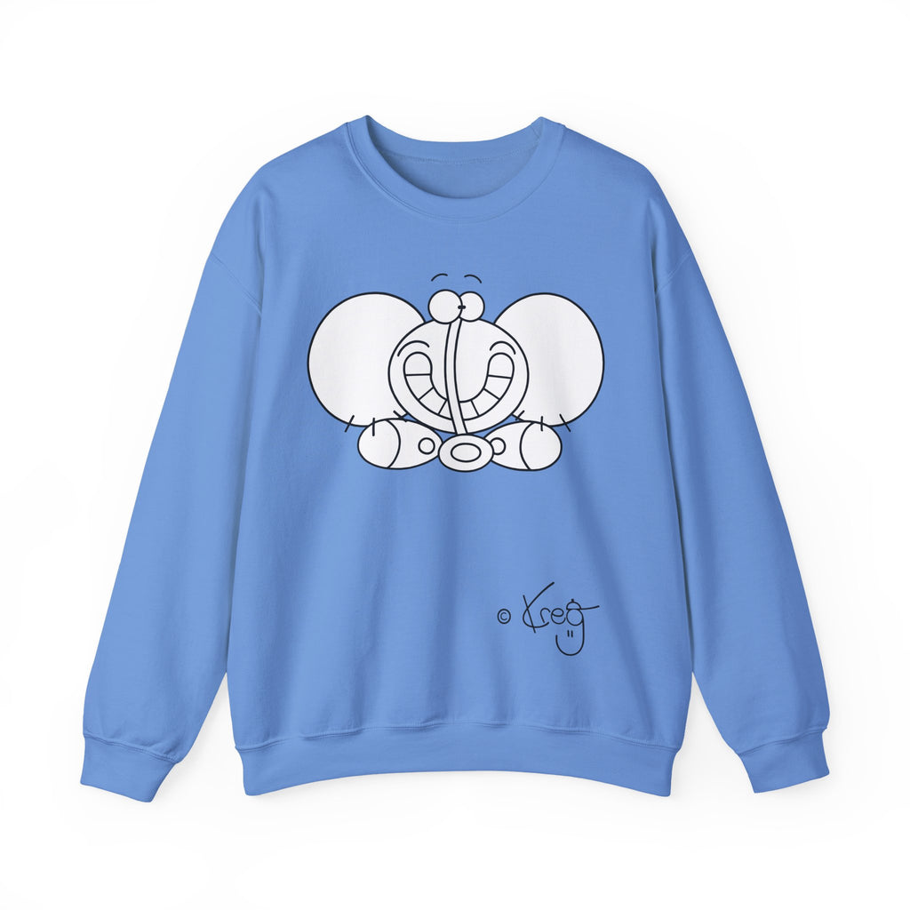 SMILE ELEPHANT,Unisex Heavy Blend™ Crewneck Sweatshirt