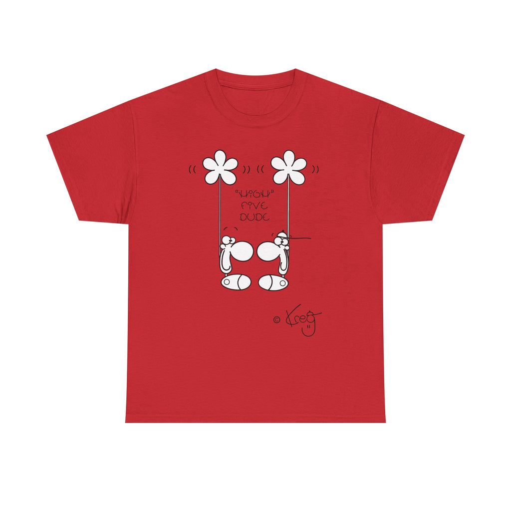 HIGH FIVE,Unisex Heavy Cotton Tee