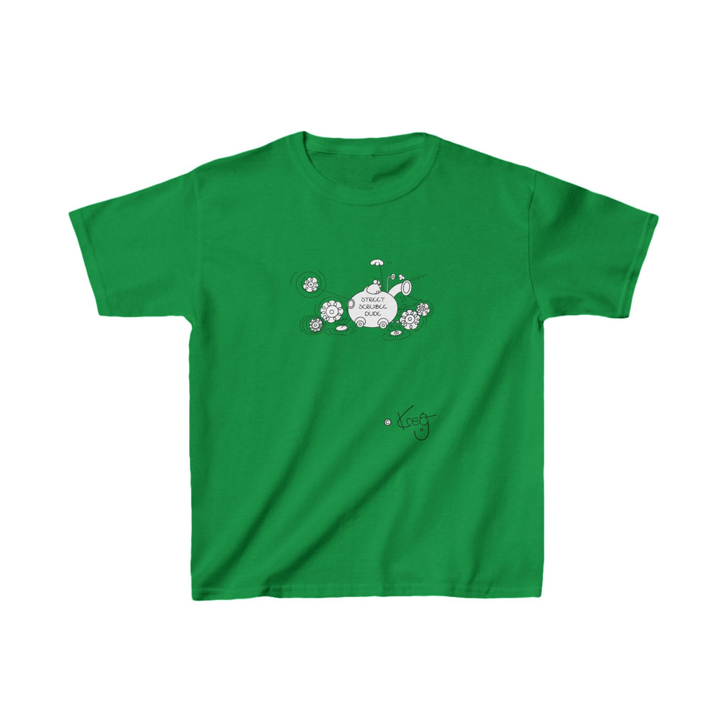 STREET SCRUBEE DUDE,Kids Heavy Cotton™ Tee
