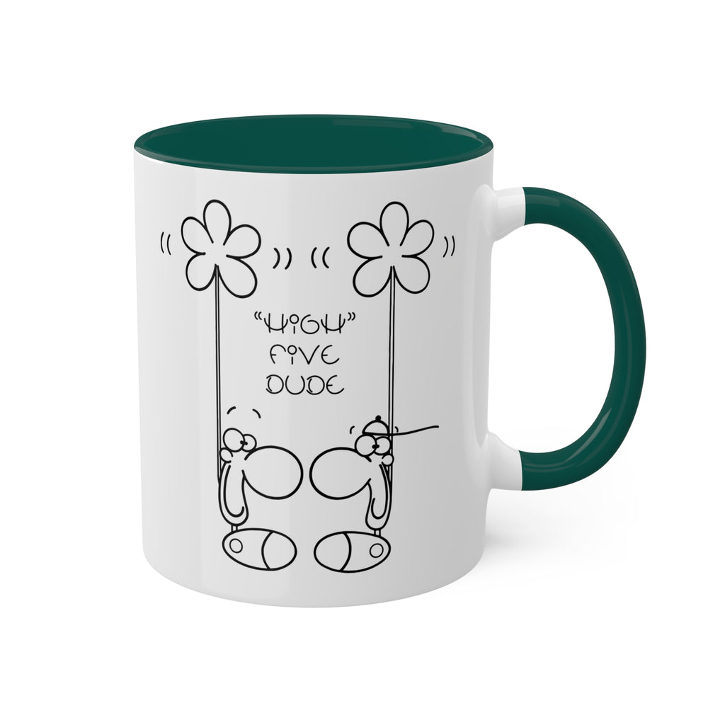 HIGH FIVE Colorful Mugs, 11oz