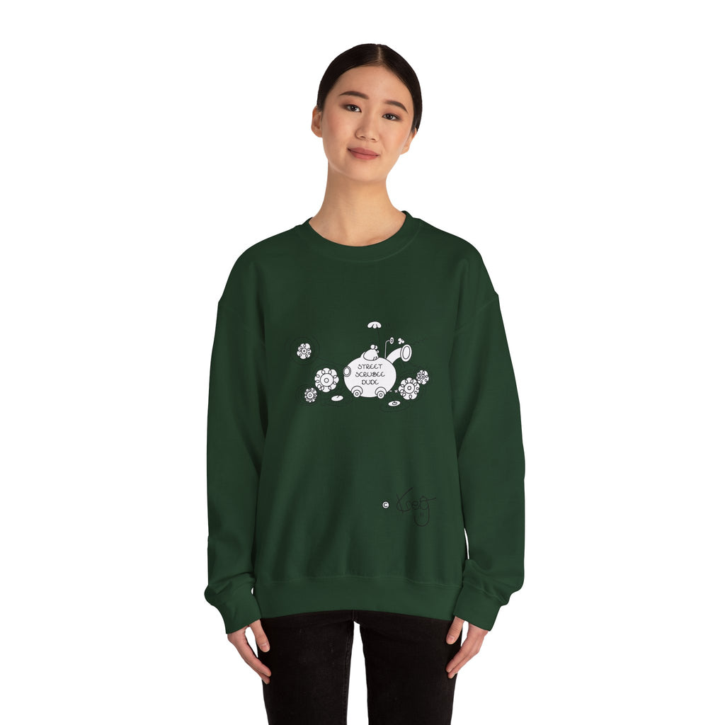 STREET SCRUBEE DUDE,Unisex Heavy Blend™ Crewneck Sweatshirt