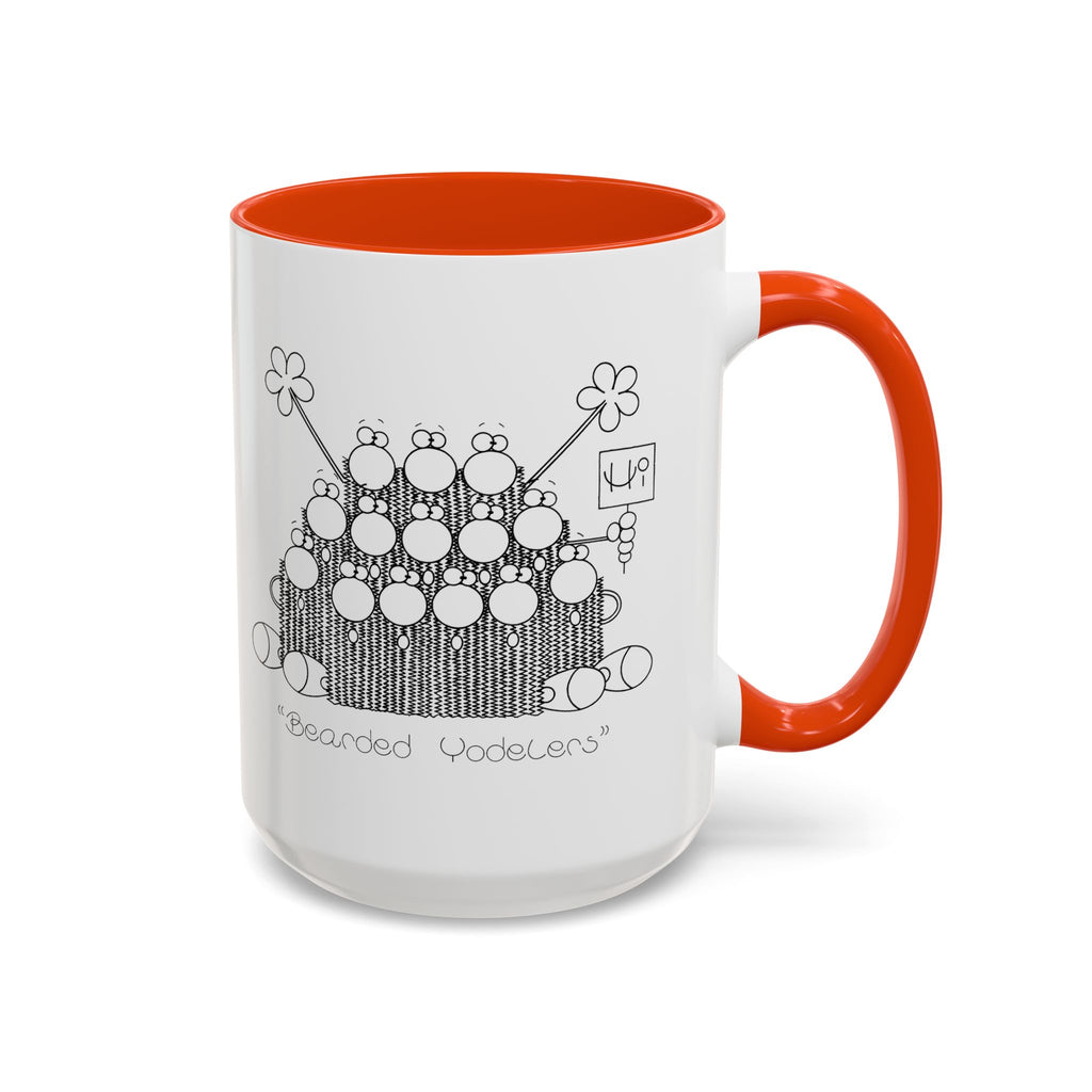 BEARDED YODELERS Colorful Mugs, 11oz 15oz