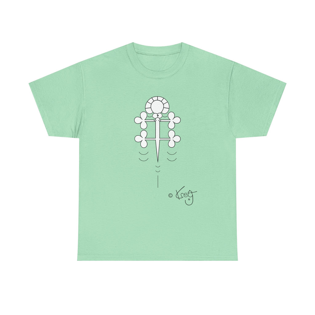 LEAPING LIZARD,Unisex Heavy Cotton Tee
