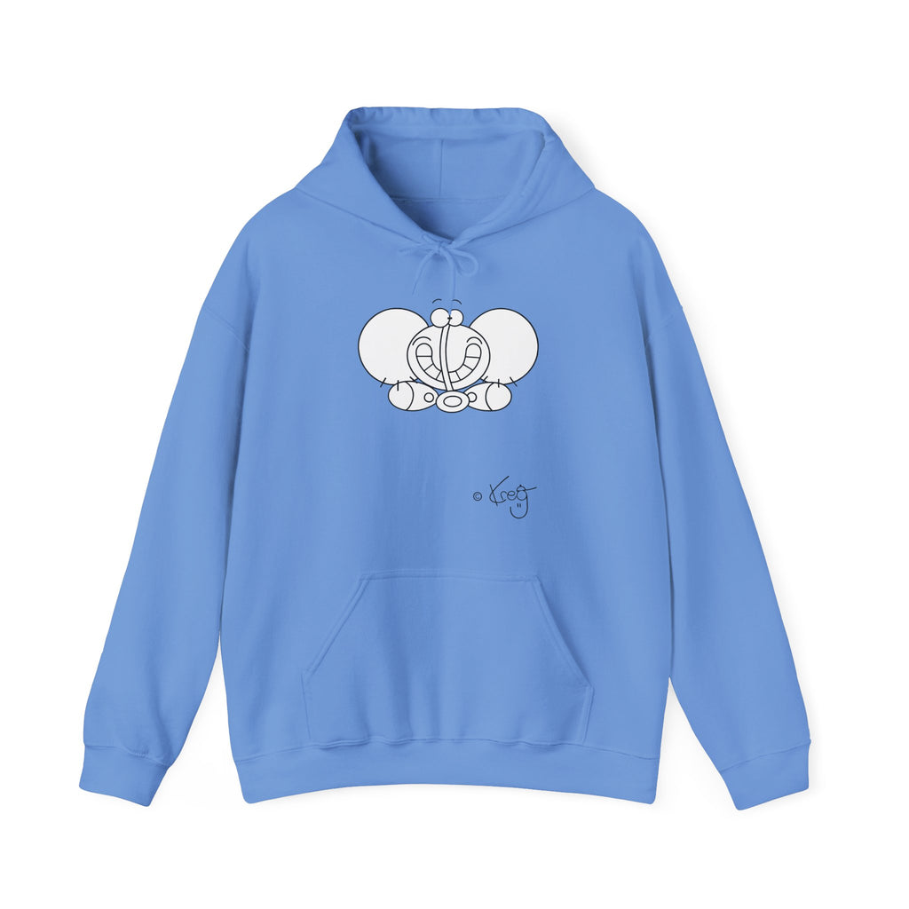 SMILE ELEPHANT,Unisex Heavy Blend™ Hooded Sweatshirt