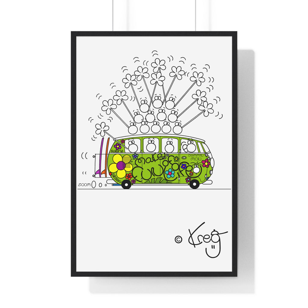 MAKE FUN OF LIFE,Premium Framed Vertical Poster