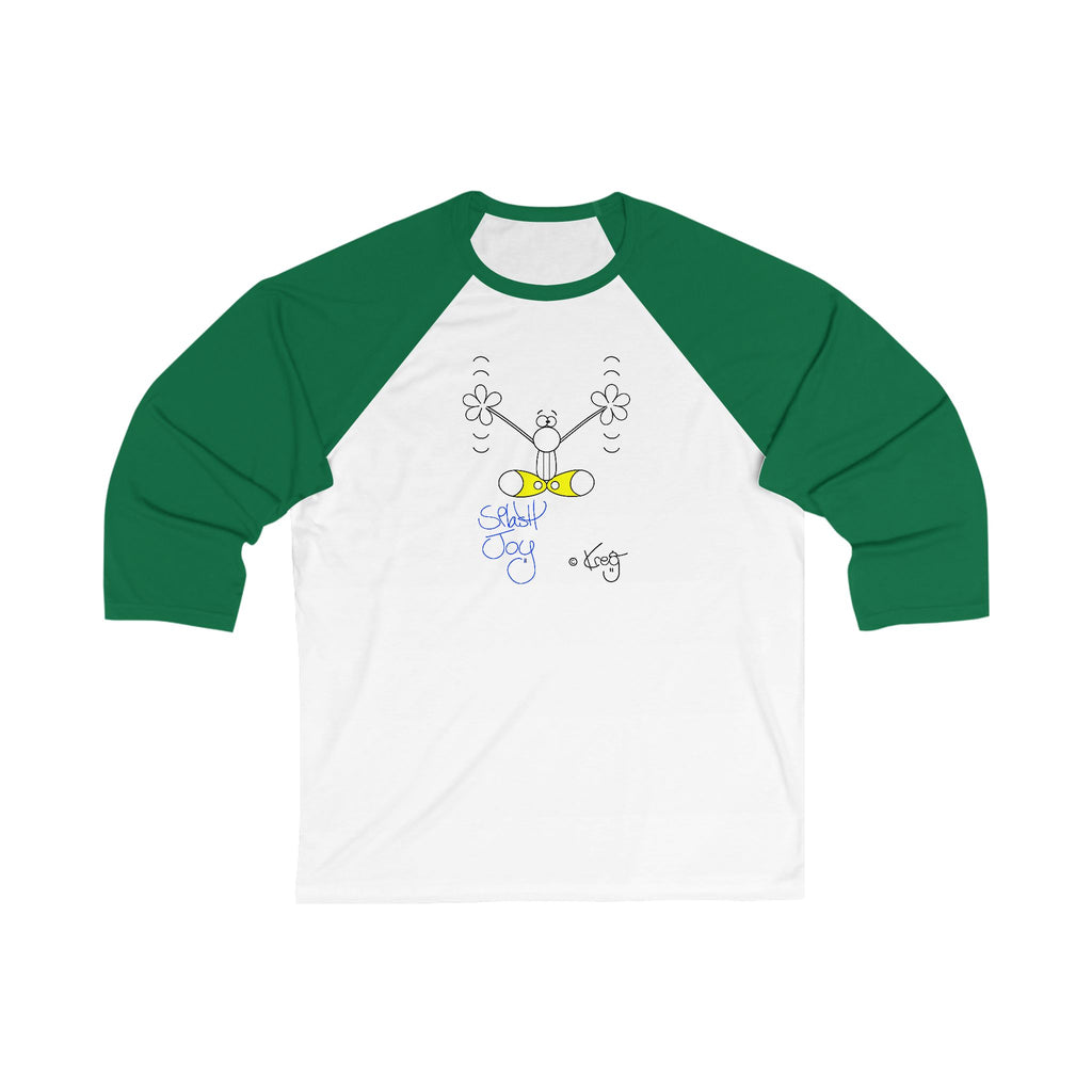 SPLASH JOY,Unisex 3\4 Sleeve Baseball Tee