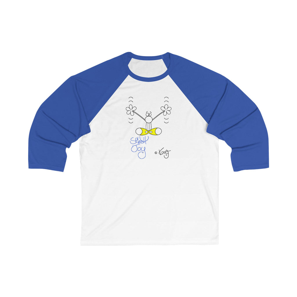 SPLASH JOY,Unisex 3\4 Sleeve Baseball Tee