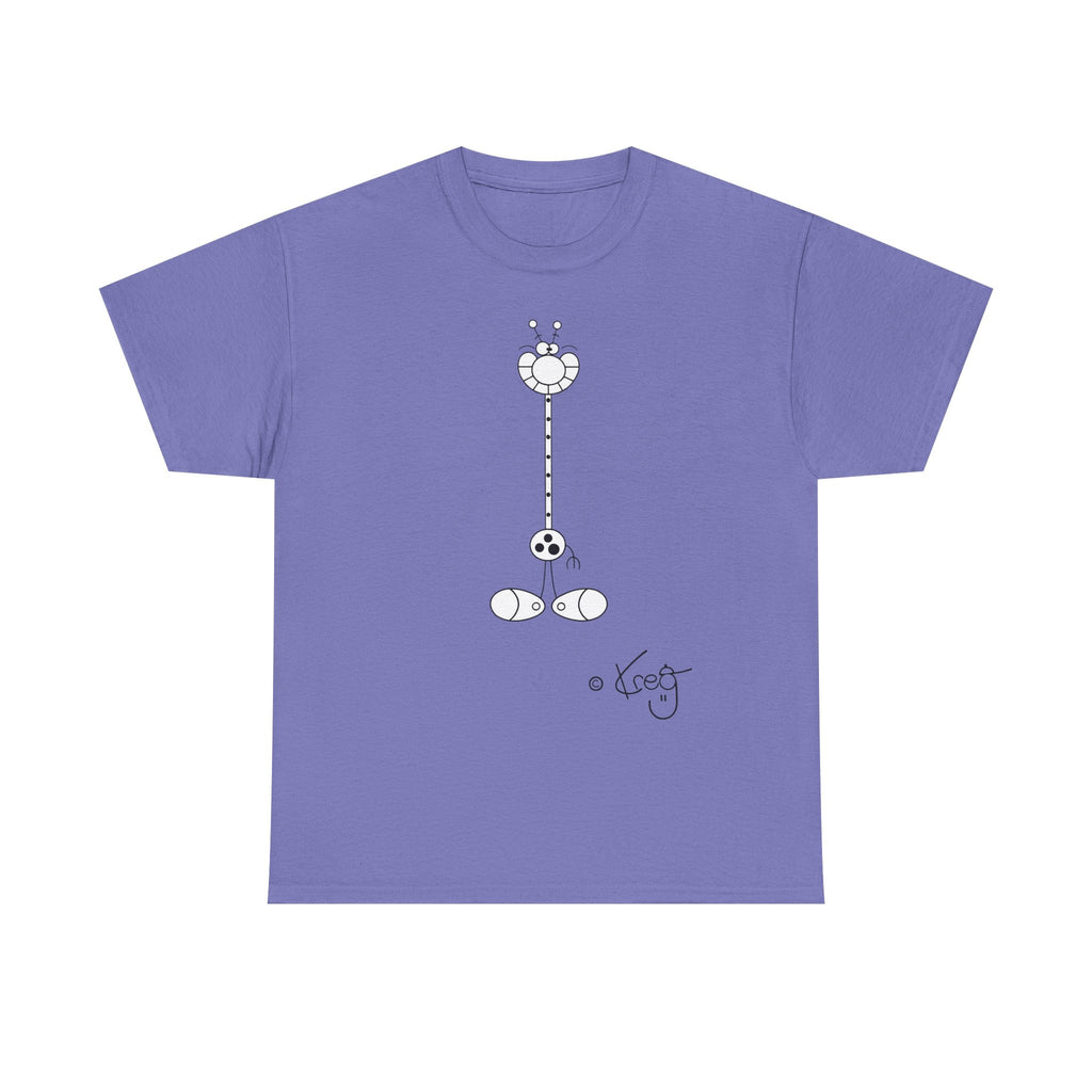 LAUGH GIRAFFE,Unisex Heavy Cotton Tee