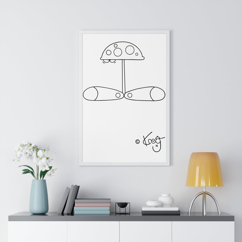 THING,Vertical Framed Poster