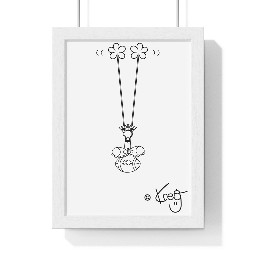 TOUCHDOWN,Premium Framed Vertical Poster