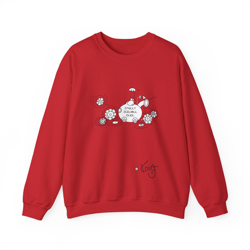 STREET SCRUBEE DUDE,Unisex Heavy Blend™ Crewneck Sweatshirt