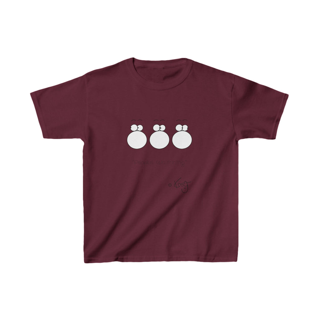 PEOPLE WATCHING,Kids Heavy Cotton™ Tee