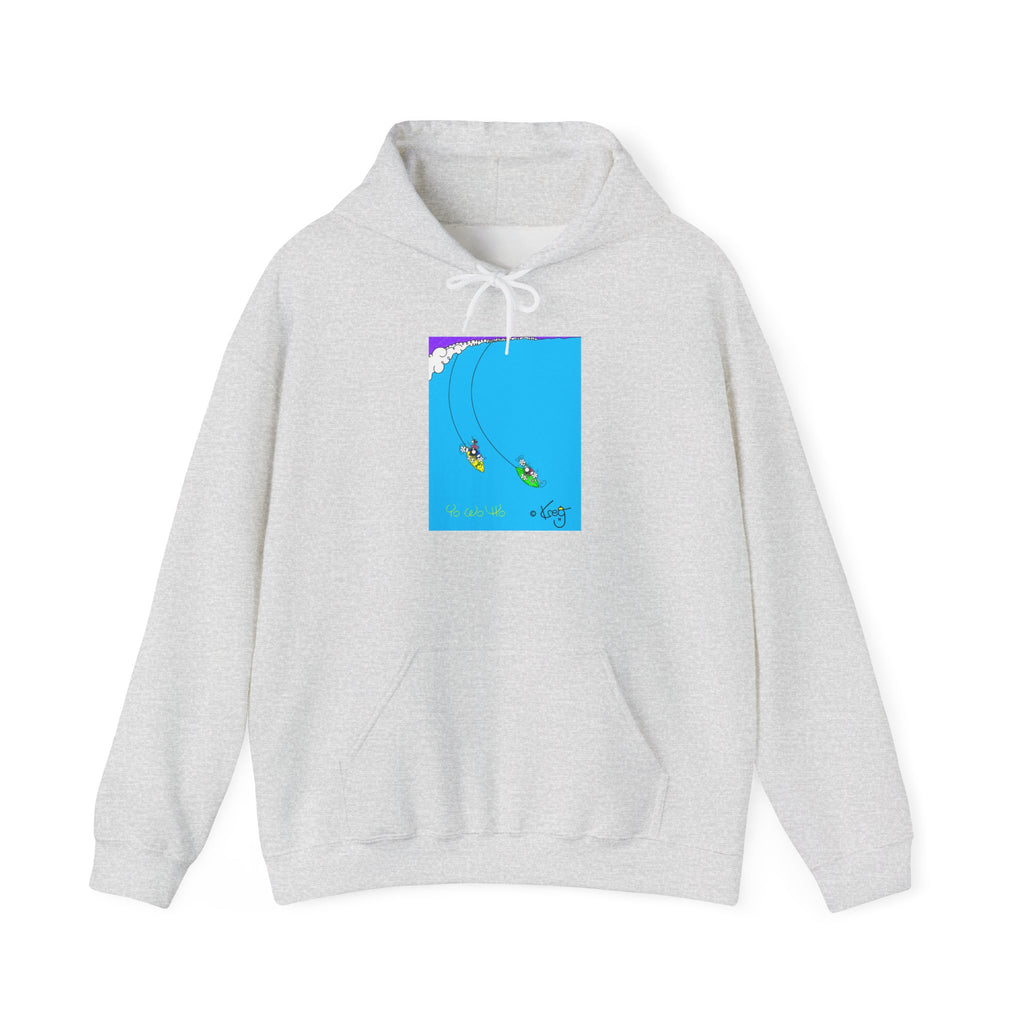 SURFING PIRATES YO WO HO,Unisex Heavy Blend™ Hooded Sweatshirt