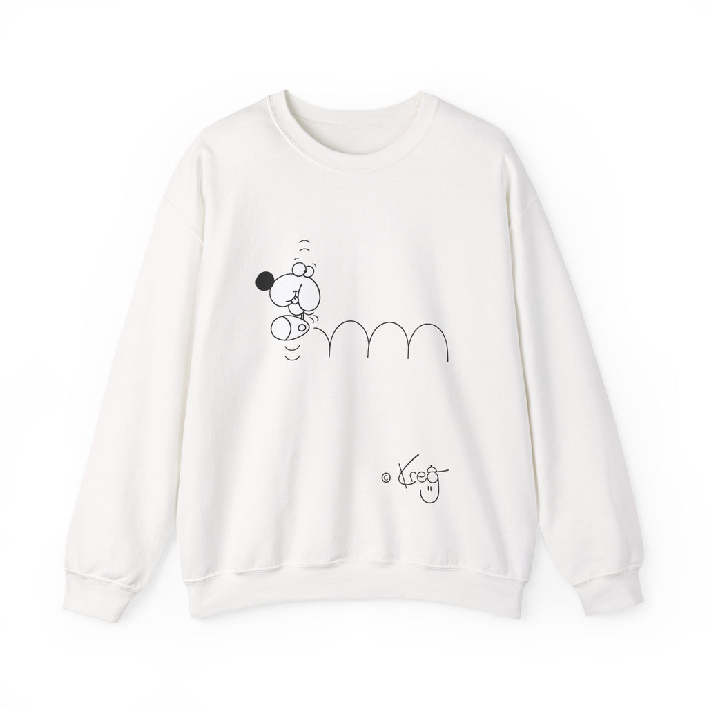 BOUNCING DOGGY,Unisex Heavy Blend™ Crewneck Sweatshirt