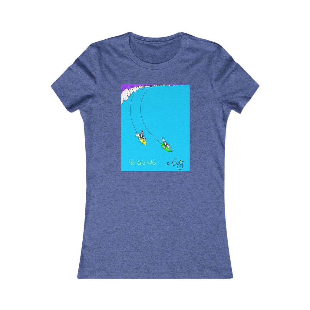 SURFING PIRATES YO WO HO,Women's Favorite Tee