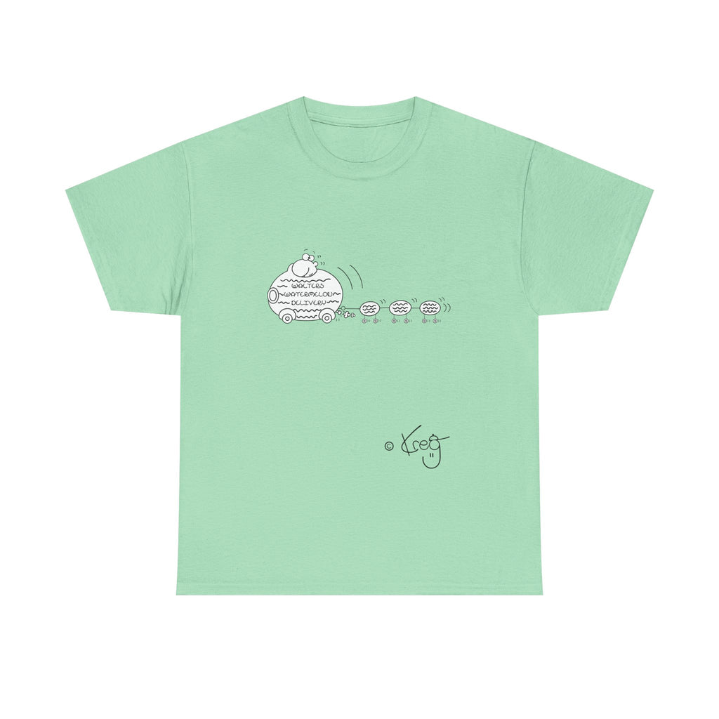 WALTER'S WATERMELON DELIVERY,Unisex Heavy Cotton Tee