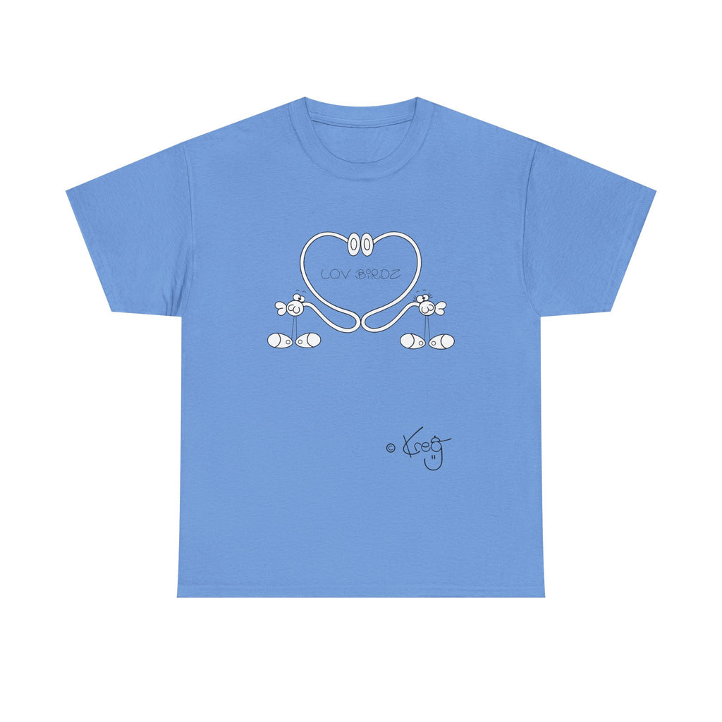 LOV BIRDZ,Unisex Heavy Cotton Tee